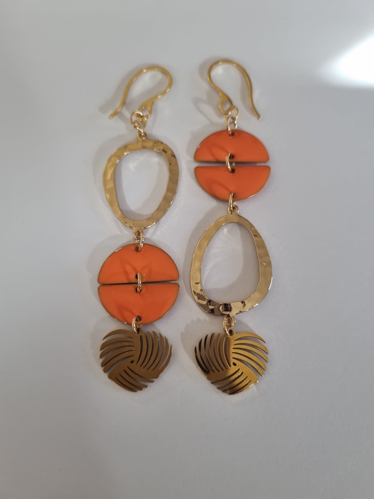 Boucles d'oreilles fantaisie décalé cœur