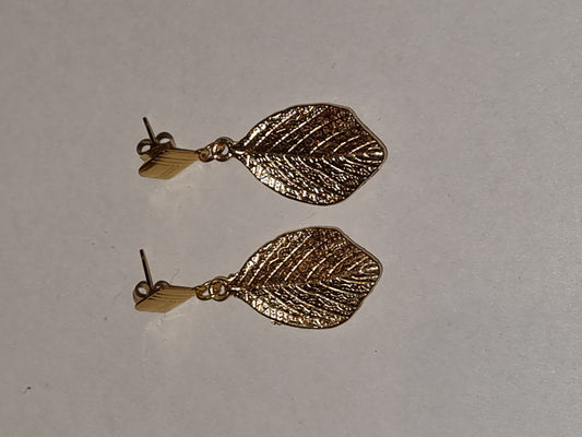 Boucles d'oreilles feuilles